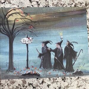 Salem Witch Art Print 10x8 from Salem Mass